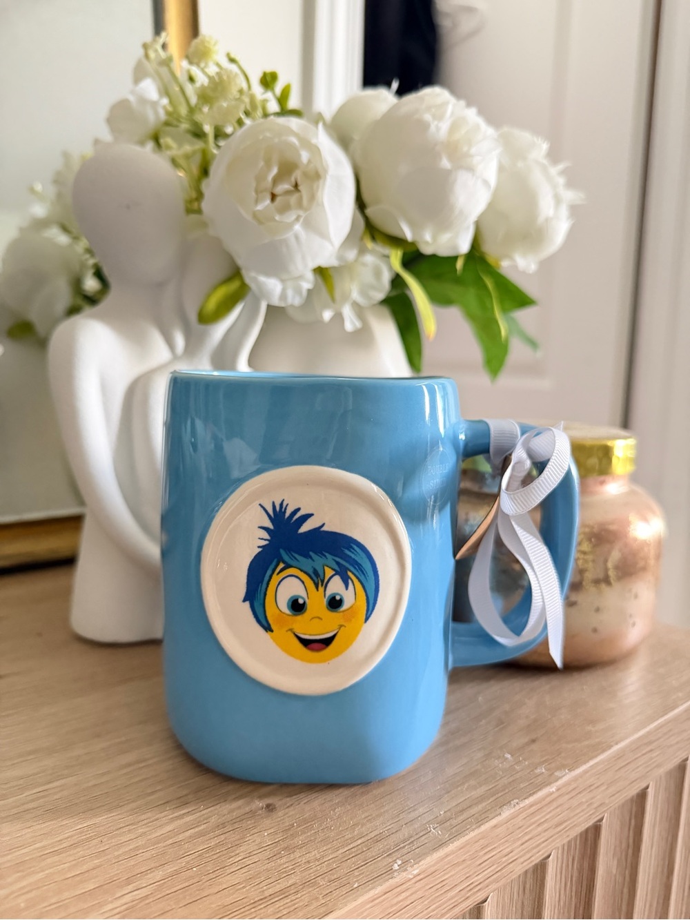Disney Rae Dunn Inside Out Mug Joy “let’s do this” NWT